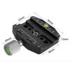 Quick Release Clamp Plate Compatible Tripod Monopod Adapter with Level 70mm Screw Camera Video Clamp [NR-Style] Arca-Swiss 1/4 3/8 (Quick Only)