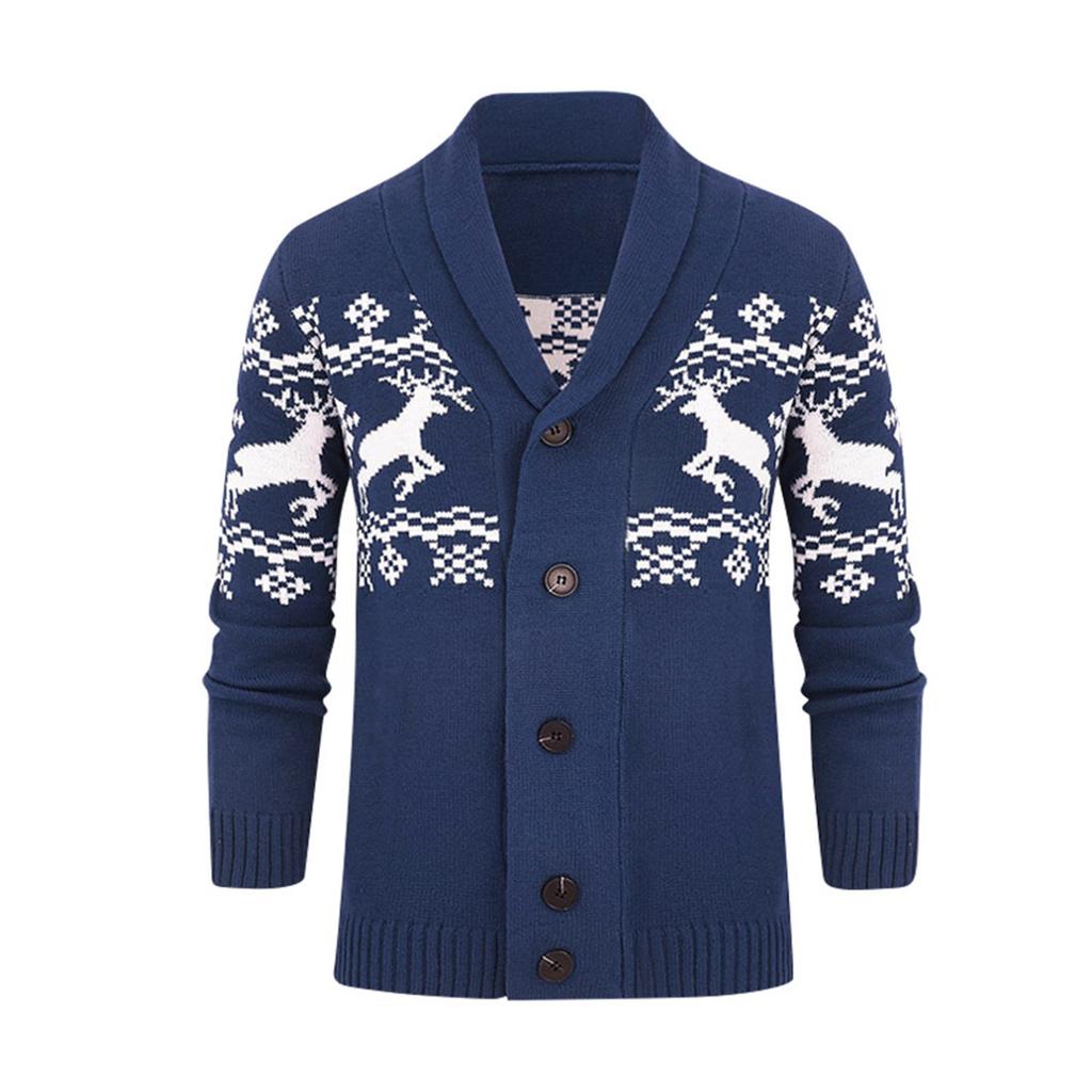 Men's Knitted Cardigan Sweater Jacket Men's Casual And Comfortable Knitted Top