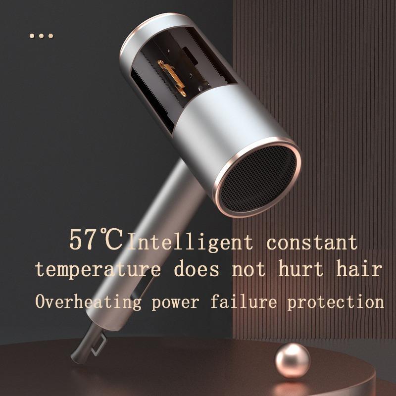 Portable Hair Dryers Negative Ion 1800W 2200W Three-gear Heating and Cooling Adjustment High Power Blue Light Anti-static Blow Dryer Home Appliance