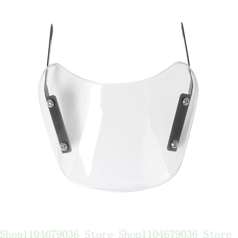 Clear Front Windshield Vintage Wind Deflector Stylish Motorcycle Headlight Wind Deflector Durable Fit for CG125