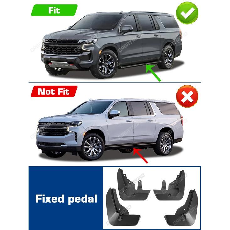 For Chevrolet Suburban/Tahoe 2024 2025 Fender Mudflaps Splash Guards Mudguards Mud Flaps car Accessories