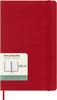 Moleskine 2025 Planner, 18-Month Weekly Diary, July Start, Large Size (13cm X 21cm), Hardcover, Red, DHF218WN3Y26