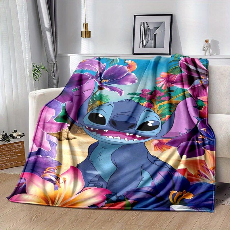 1pc,Stitch Blanket Cute Stitch Home Decor, Soft Stitch Throw Blanket for Couch, Sofa, Bed, Car, Travel, Camping, Office Nap