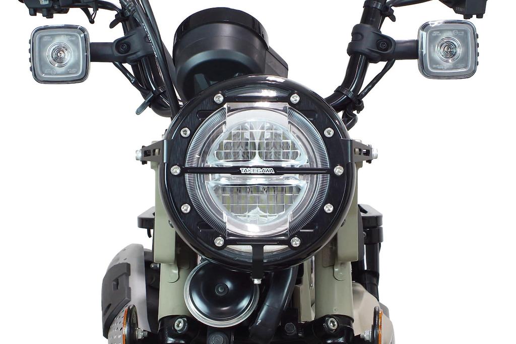 SP Takegawa Chránič světlometu (Billet/Černá) pro Monkey 125/Dax 125/CT125 09-09-0087