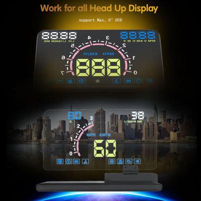 Universal Car HUD Navigation Bracket GPS Mobile Phone Holder Big Screen HD Reflection Projector