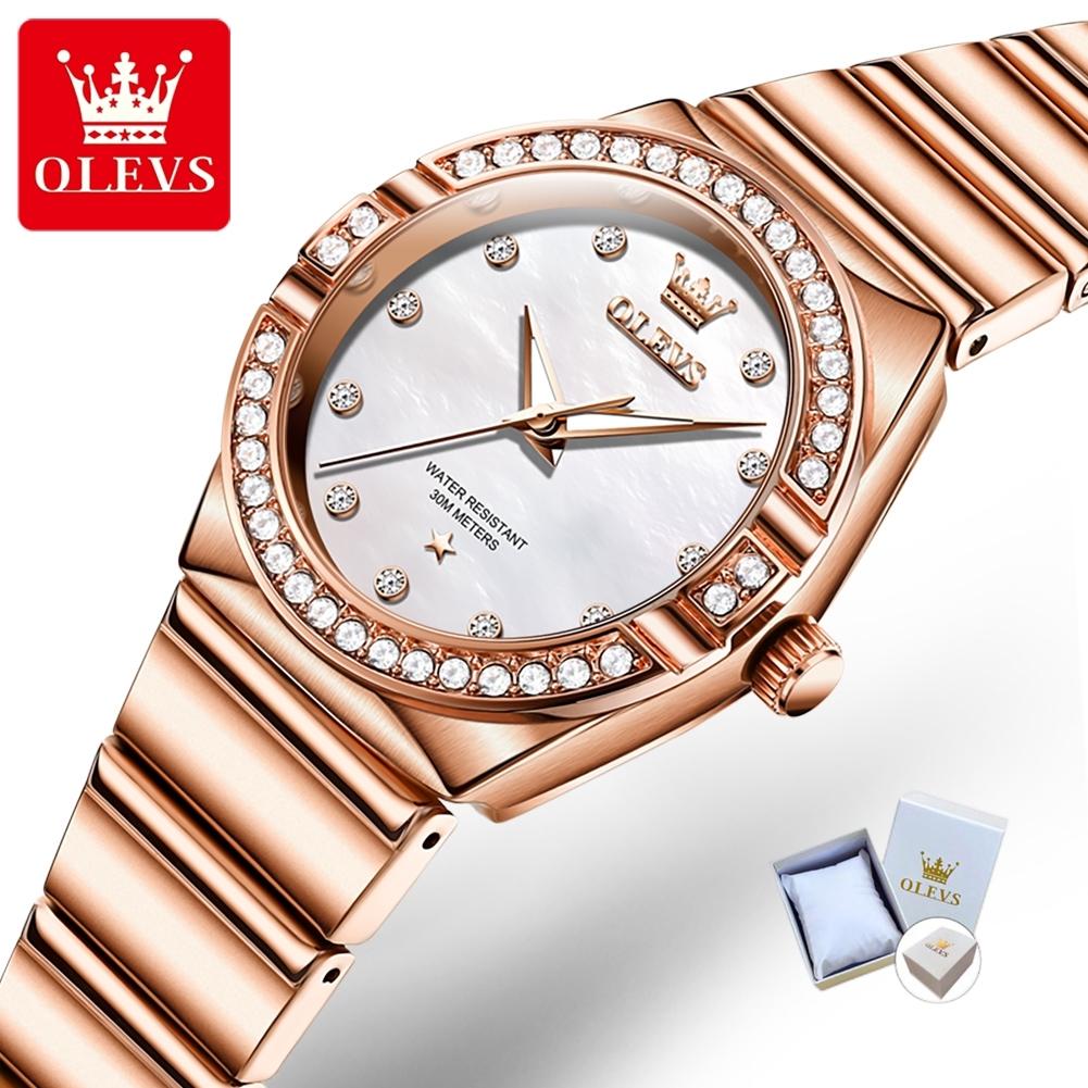

OLEVS Новые лучшие женские часы Fashion Diamond Madrid Watch Высококачественные часы