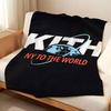 Character k-kith kith-h Throw Flannel Blanket Suitable for Sofas Beds Offices Travel, Camping Chairs
