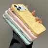 Fashion 3D Wrinkled Texture Phone Case For 17 16 15 14 13 12 11 Pro Max 16 Plus Air Silicone Shockproof Candy Back Cover