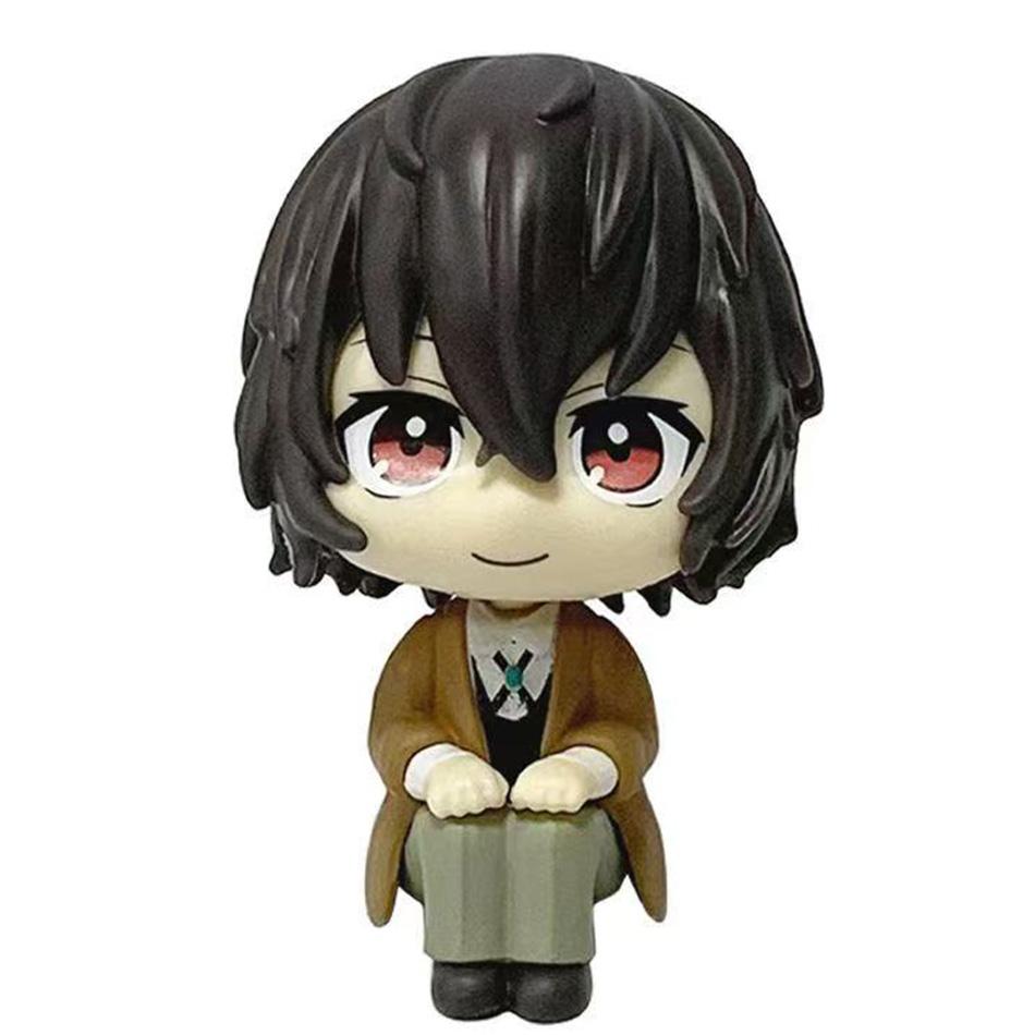 Figurină Originală MegaHouse LooK Up Bungou Stray Dogs Dazai Osamu Nakajima Atsushi Jucării Model Colecție PVC Păpușă Q Kwaii