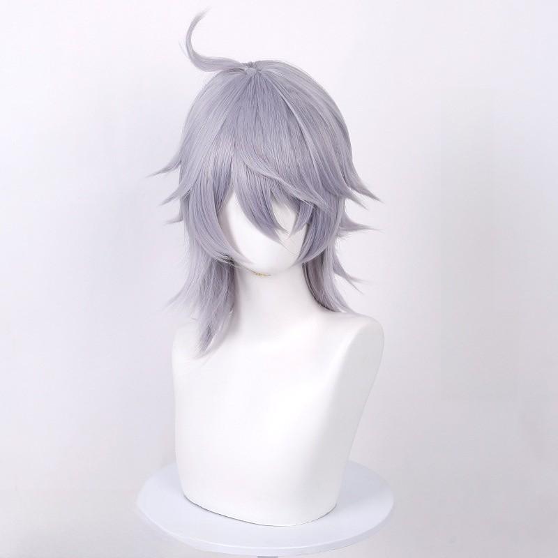 Roco Kingdom Enzo Cosplay Wig Short Hair With Heatresistant Fiber For Anime Fans