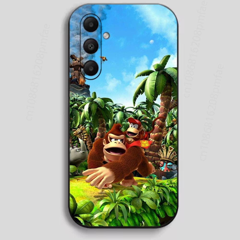 

Game D-Donkey Kong Monkey Phone Case For Samsung Galaxy A13,21s,22,31,32,40,52,71,A91 Soft Black Shell Samsung A01