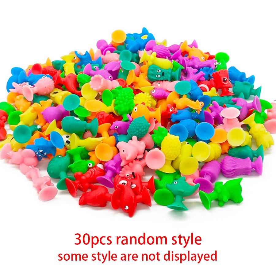 15/30/60pcs Mini Suction Cup Doll Multistyle Monsters Themed Birthday Gift Home Decoration Car Office Desk Ornaments XJM