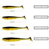 MEREDITH Easy Shiner Esca Morbida 50mm/0.88g & 65mm/1.52g & 75mm/2.4g & 100mm/4.8g 10 pezzi Classico Coda a T Luccio Persico JXS01