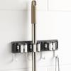 Clip Design Wall Mounted Mop Clip Plastic Broom Hook Mop Broom Organizer Rack  Household Storage