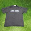 Vintage Y2K King-Kong Gorilla T-shirt M/L 21x27 Svart Film Äventyr
