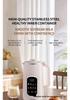 110V-220V Mini Filter-Free Soy Milk Maker, Fully Automatic Wall-Breaking Household Machine for 3-4 People