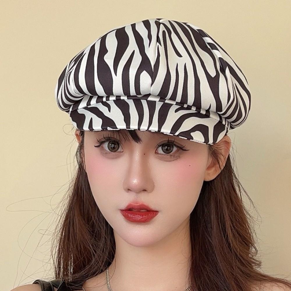 Y2K Women Beret Spot Peaked Cap Cute Painter Hat  Girl