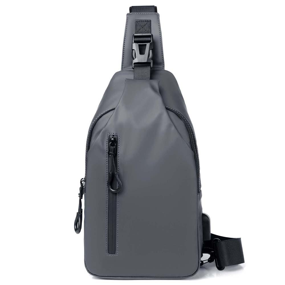 Anti-splash Water Men's Chest Bag Adjustable Strap Sports Walking Bag Outdoor Waist Bag Boys