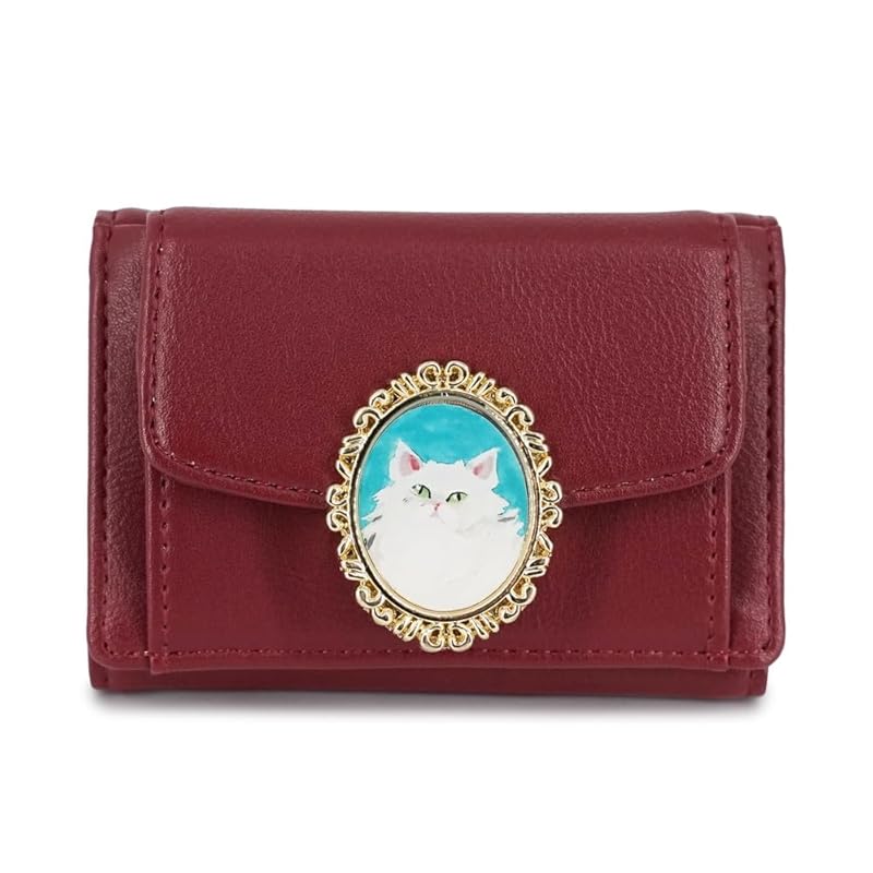 

[Paul & Joe] [Paul and Joe] ACCESSOIRES (Paul & Joe Axesova) micro mini wallet PJA-W1173 cat brooch red FREE
