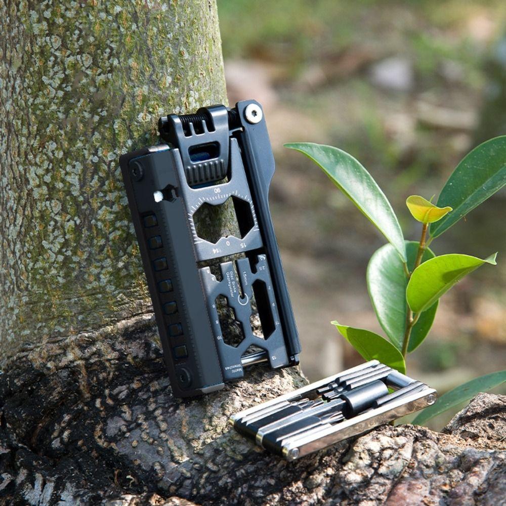 Magnetic Bicycle Repair Kit Portable Detachable Tool Kit Combo Set Bike Multi Tool Outdoor Cycling