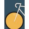 Vintage Bicycle Poster Cycling Bike Bauhaus Canvas Painting Modern Minimalist Wall Art Print Picture Home Room Decor Biker Gift