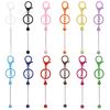 1/5 Stück Bunte Metall-Schlüsselanhängerstangen zum Auffädeln Leere für Perlen Anhänger Schmuck Charms DIY Bastelarbeiten Schlüsselanhänger Herstellung Geschenk