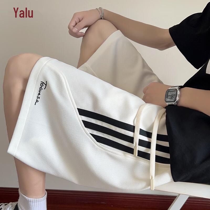 Yalu Men s Loose Fit Ice Silk Casual Shorts 4XL