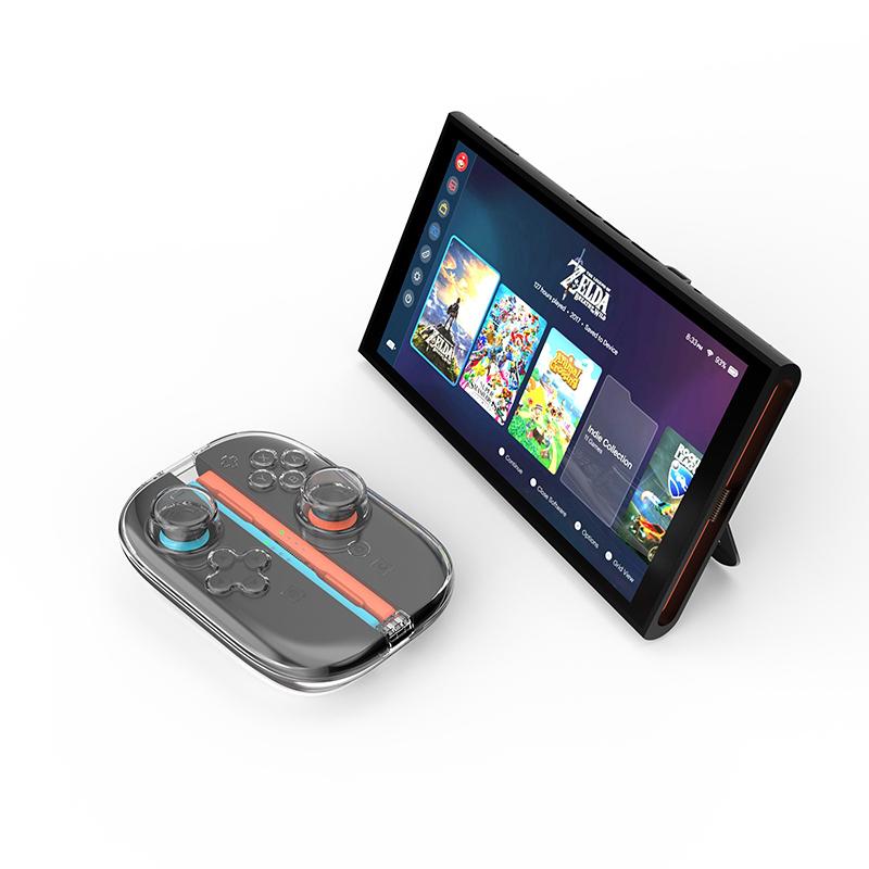 Estojo de Armazenamento Transparente Para Switch 2 Controles Joy-Cons Estojo Protetor Transparente À Prova de Poeira Para Switch 2 Caixa de Armazenamento de Cartões de Jogo