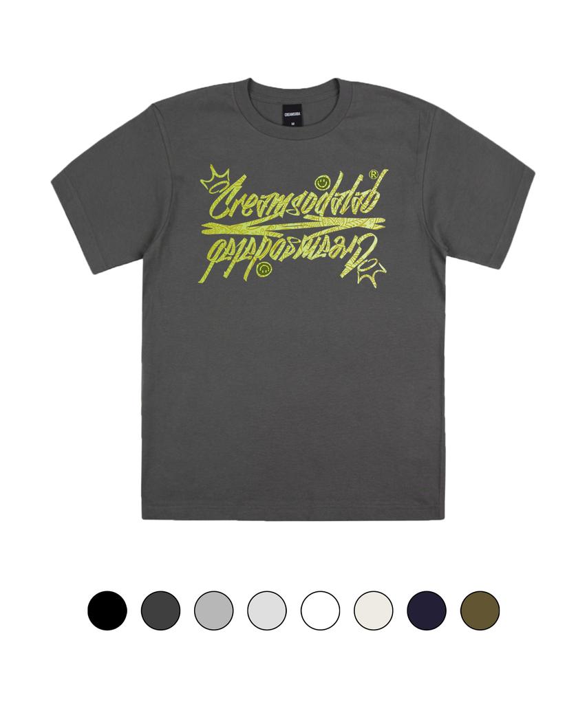 CREAM SODA LAB Paisley Logo Short Sleeve T-Shirt (Type A)