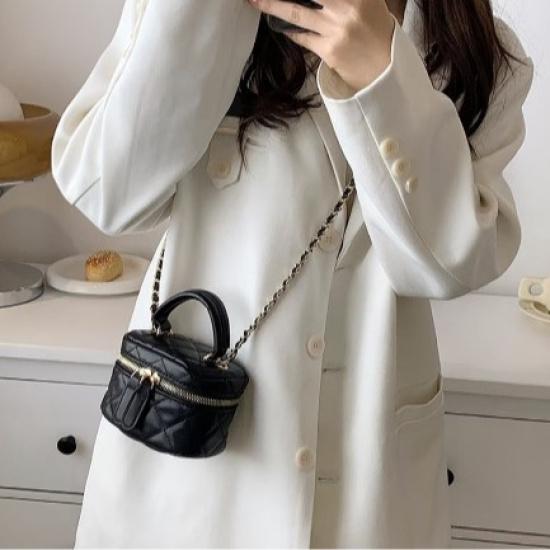 Women's Bag New Style Small Style Crossbody Lipstick Bag Petite Handbag Quilted Embroidery High-end Mini Small Tote Bag