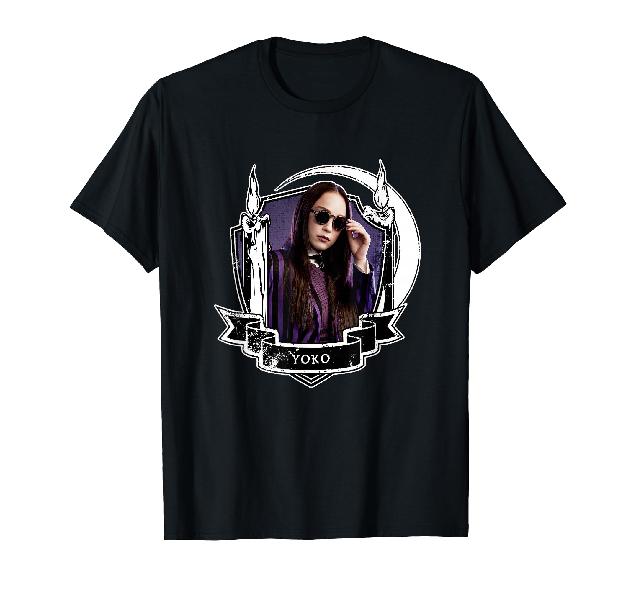 Серия Среда Футболка с принтом Nevermore сбоку