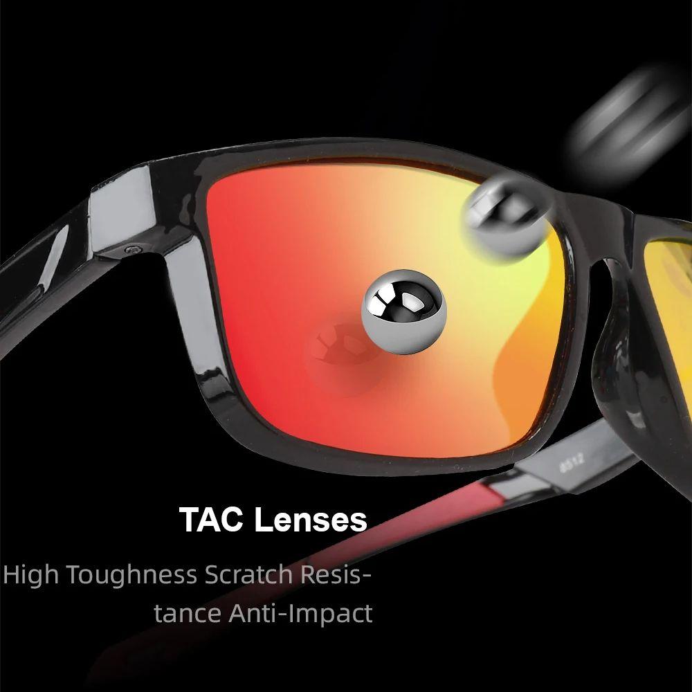 HISTAR Polarizer 22G Light TAC Lens Anti-Impact Glare Reduction 3 Types Choice Lotus Leaf Coating Silicone Legs Fishing Glasses