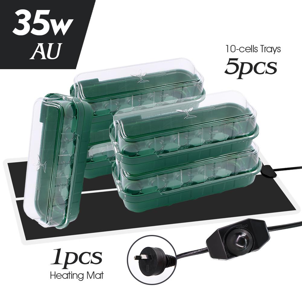14/35W Plăcuță de Încălzire Plante Încălzitor Covoraș Termic Tăvi Răsaduri Pepinieră Cutie Germinare Seră Ștecher US/EU/UK/AU Control Temperatură