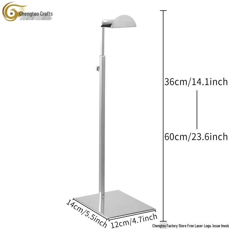 Verstellbarer Edelstahl Taschen-Präsentationsständer für Damentaschen
