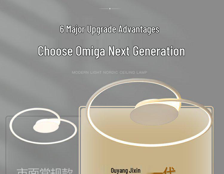 Full Spectrum Modern Minimalist LED Ceiling Lamp 2025 for Bedroom