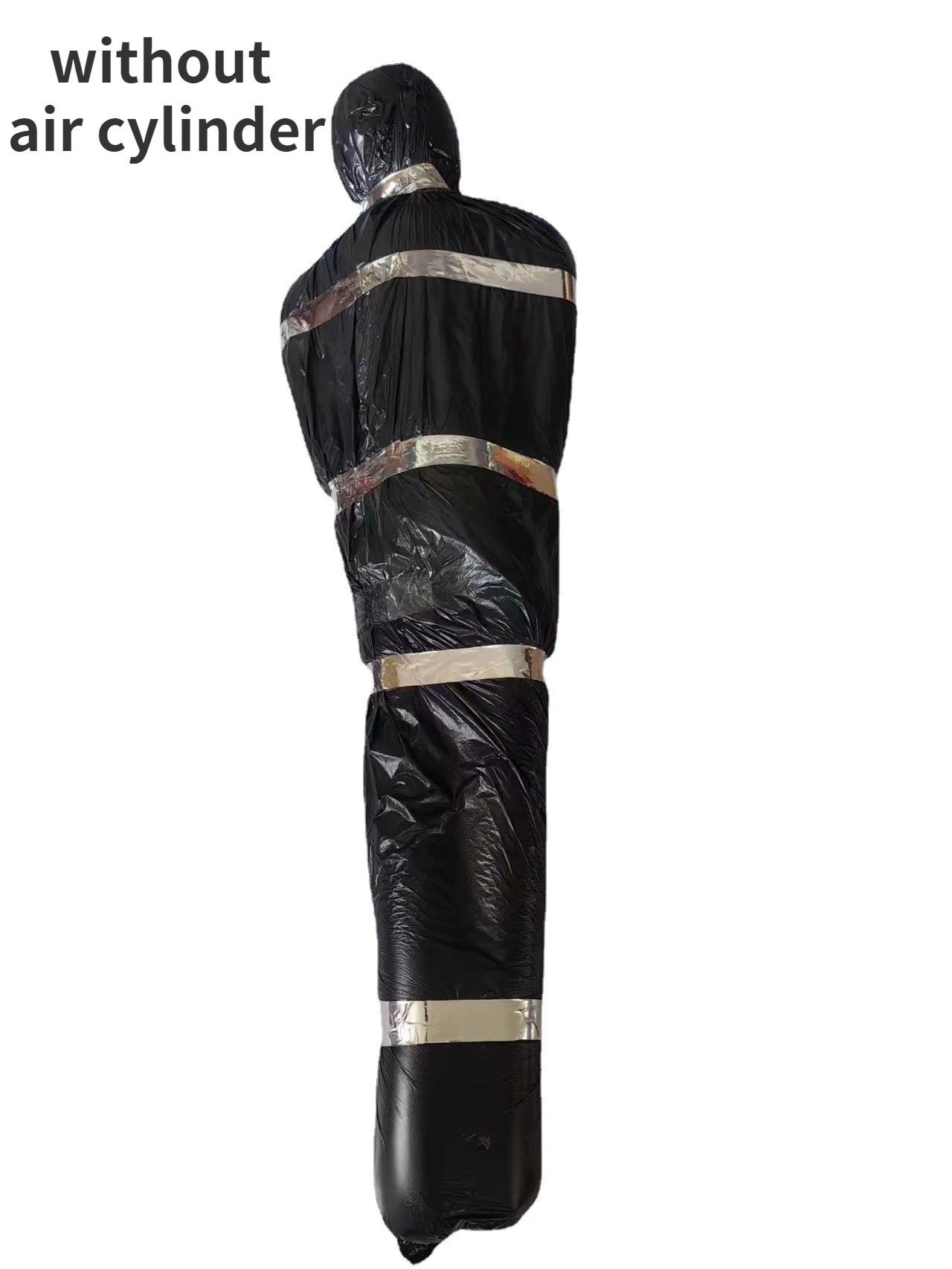 

2025 Страшный Поддельный Труп Реквизит на Хэллоуин Ужасающий Поддельный Труп Завернутый Труп Атмосферное Украшение 150cm