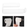 Modern Metal Toilet Tissue Paper Roll Holder and Dispenser for Bathroom Storage - Wall Mount Holders