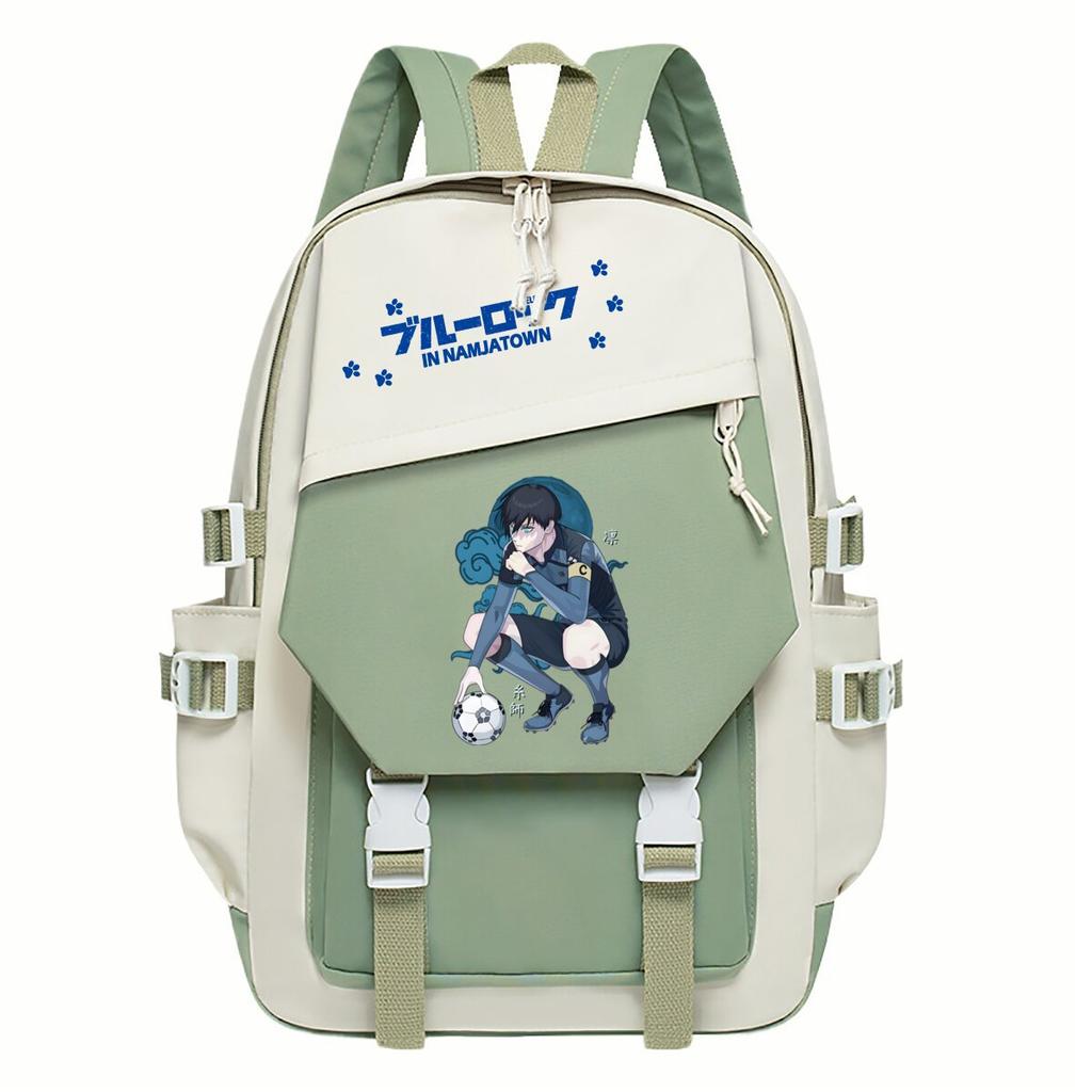 Animation Peripheral Style School Bag Campus Male And Female Students Casual Versatile Composite Cloth Backpack