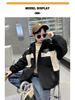 Boy's Plus Velvet Parka - New 2025 Autumn/Winter Cotton Jacket, Medium/Large Sizes, Thickened Windbreaker