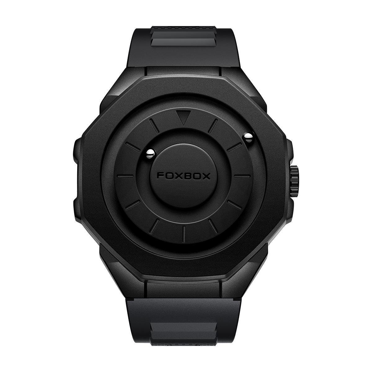 FOXBOX Men s Cool Magnetic Levitation Watch - Black Technology, Creative Concept Design Wristwatch
