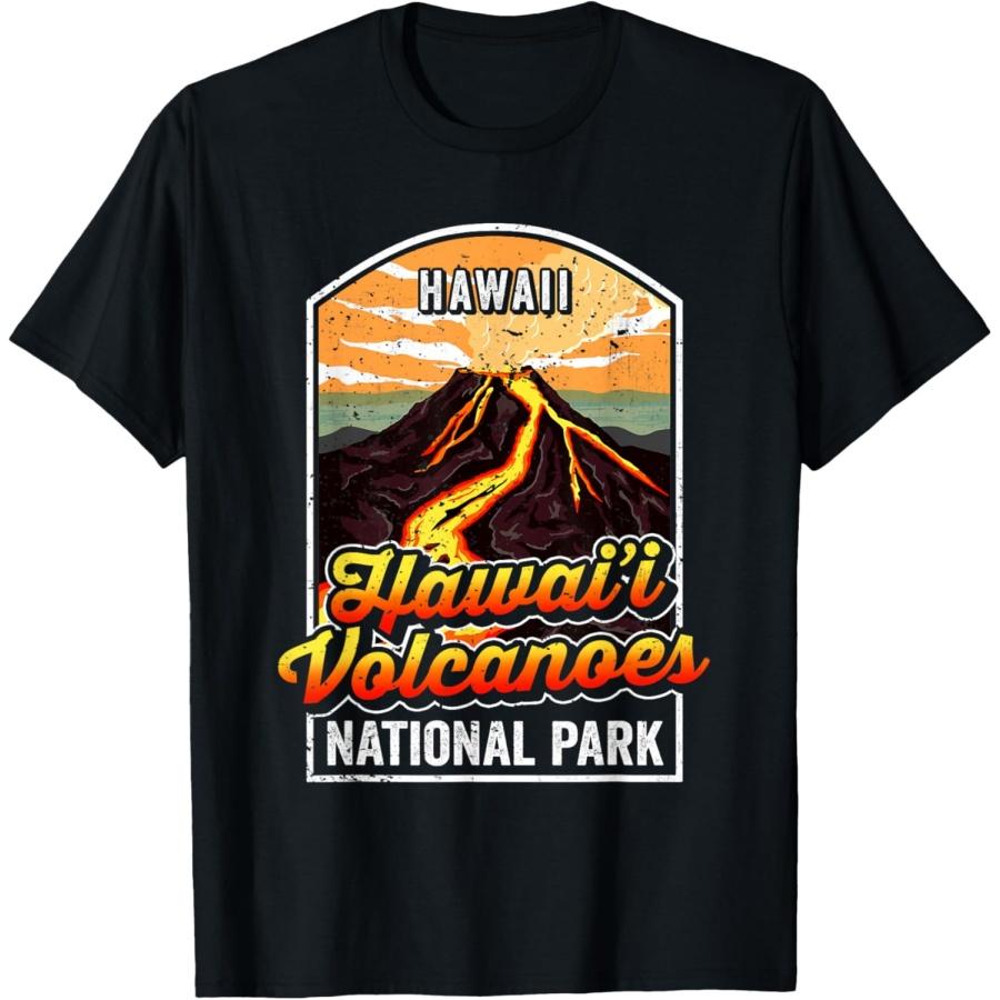Hawaii Volcanoes National Park US National Park Lover T-Shirt XXXXXL чёрный