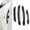 Car Door Edge Shielding Strips 4 Units Collision Avoidance Clear Protectors