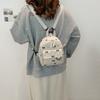 Mini Backpack Sweet Bowknot Printed Shoulder Bag Travel Cosmetic Storage Bag  Korean Ins Student Bookbags Casual Rucksack