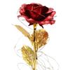Rose Ornament Artificial Rose Flower in A Glass Dome with LED Light Eternal Flower Gift for Mother Girlfriend