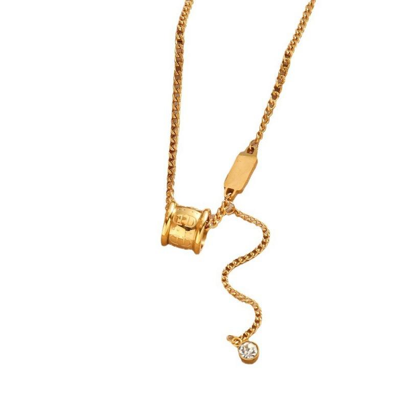 Clavicle Chain All-match Titanium Steel Necklace