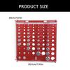 Wall Mountable Thread Checker Gauge for Quick Easy Sorting Home Profession Use Bolt Identification with Drill Bit Gauge