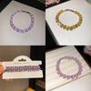 French Zircon Heart Pendant Bracelet With Elegant Design For Womens Office Wear