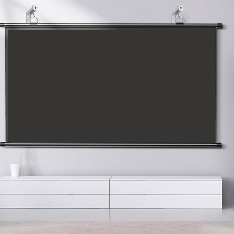 Projector Screen Ceiling Mount Wall Hanging Mount L-Bracket Adjustable Extension Projector Screen Placement Office