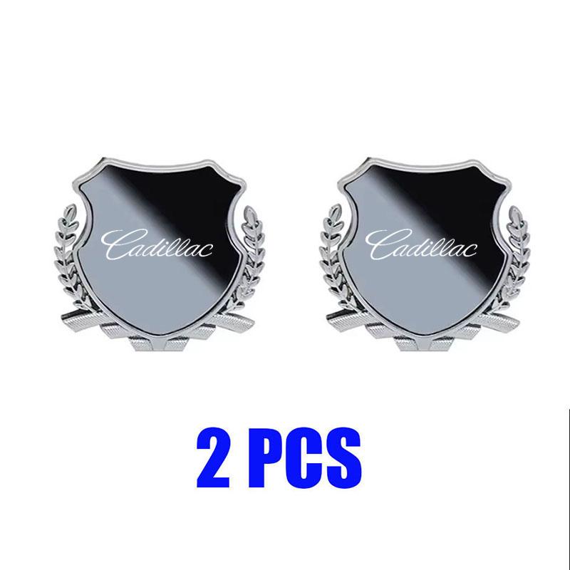 Metal Mirror Effect Car Body Emblem Rear Window Side Badge Sticker for Cadillac ATS CT4 CT5 CTS ESCALADE STS XLR XT4 XT5 XT6 XTS
