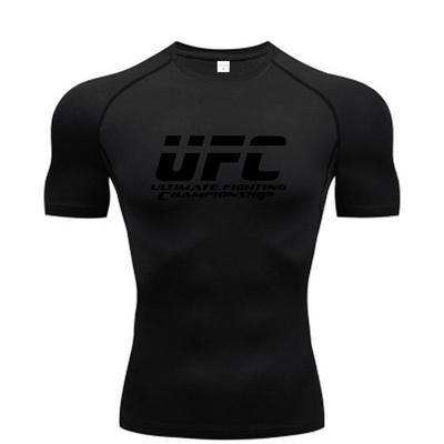 2026-T-Shirt Respektiere den Kampf Herren Kurzarm Ultimate Fighting Championship Trainings Tops